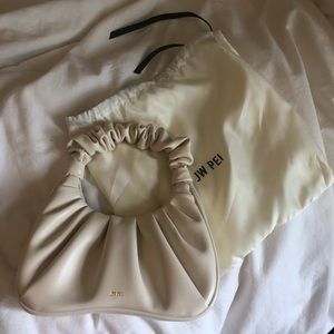 JW PEI Gabbi Ruched Hobo Handbag - Ivory